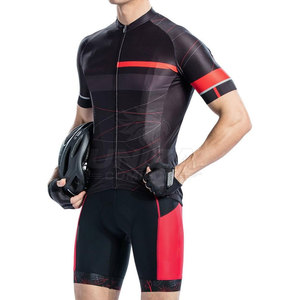 Lightweight Moisture Wicking Spandex/Polyester Mesh Panel Men's <b>Cycling</b> Bib <b>Shorts</b> Shock Absorbing <b>Pad</b> High Quality for Bike - Product Image 4