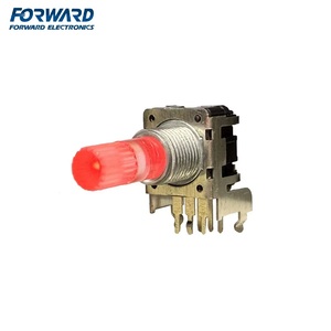 RD12S High Quality 12mm Motorized Rotary Potentiometer LED Carbon Film Metal Case 5.1-250K 20% 50VAC/10VDC Volume Controller - Product Image 1
