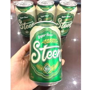 Cerveza Steen Lager al por Mayor, 330 ml, Paquete de 24 Latas de Aluminio, 4.2% Vol., Color Claro, Vida Útil de 12 Meses, OEM, ODM, ISO/HACCP - Product Image 1