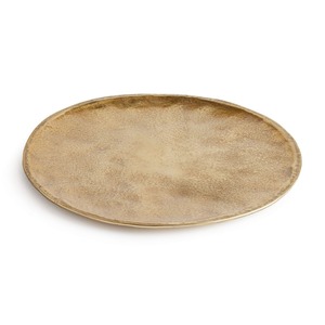 Plateau de service en laiton robuste, fait main, vaisselle de luxe pour restaurant, hôtel, banquet, mariage et service de traiteur - Product Image 1