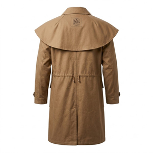 Manteau long imperméable en toile cirée pour femme, style western, fabrication OEM, exportateur d'usine sous marque privée - Product Image 2