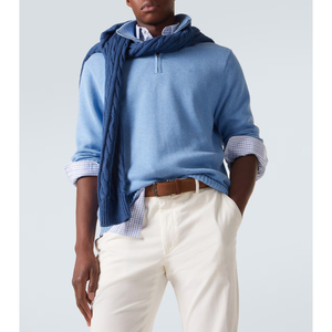 Sweat-shirt à col zippé pour homme, best-seller, en polaire premium, haut de gamme, vêtements d'hiver - Product Image 3