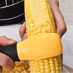 Sbucciatore di mais da cucina, macchina per pelare frutta e verdura con lama verticale seghettata, coltello per sbucciare e spelare il mais - Product Image 5