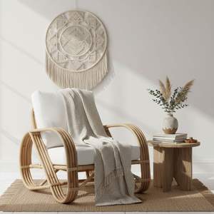 Chaises de jardin en rotin modernes et durables avec un design contemporain, fauteuil bohème personnalisable de haute qualité - Product Image 3