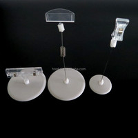 Soporte de exhibición de precio ajustable Soporte de cartel Soporte de etiqueta de precio Tablero Soporte de etiqueta de precio de supermercado