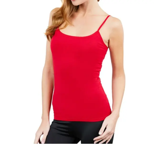 Camisola de Algodón con Encaje para Mujer, Sin Mangas, con Tirantes, Suave, Elástica, Transpirable, de Secado Rápido, Cómoda, Informal, para Uso Diario, Interior o Exterior - Product Image 1