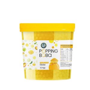 Billes de tapioca saveur pêche pour bubble tea, sirop certifié halal, jus de fruits, marque VINUT TRUST - Product Image 4