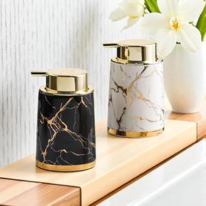 Support de pompe à savon de style luxueux, parfait pour le comptoir de la salle de bain, distributeur de savon liquide de luxe et décoration intérieure - Product Image 1