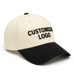Custom Embroidered Snapback Baseball Cap Flat Brim Two Tone 5 Panel Adjustable Hat for Streetwear Travel Party - Product Image 3