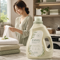 Bouteille de détergent à lessive pour animaux de compagnie de 2 L avec étiquetage PE, pour usage domestique, exportation directe d'usine, emballage personnalisé en plastique