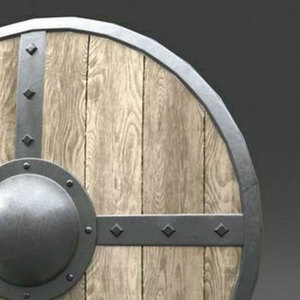Escudo de madera hecho a mano, escudo redondo de madera para eventos de disfraces, decoración de festivales, accesorios de teatro - Product Image 6