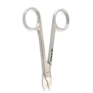 4 Inches Straight Dental Crown <b>Collar</b> Cutting Scissors Stainless Steel for Thin <b>Metal</b> Plastic Rubber Sheet - Product Image 3