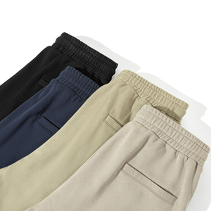 Midweight Quick Dry Mid Waist Casual Outdoor Fashion Men <b>Trousers</b> Customized Logo Printed Breathable Windproof Acid Canvas - Product Image 5
