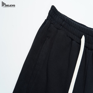 Pantalones Deportivos Unisex de Algodón Grueso – Joggers Estilo Vintage Lavado con Diseño de Pedrería - Product Image 3