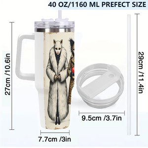 Custom <b>Personalized</b> 40oz Stainless Steel Tumbler For Corporate Kaizen Event - Product Image 4