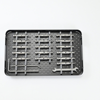 Ensemble d'instruments chirurgicaux professionnels pour la colonne vertébrale en acier inoxydable, système manuel réutilisable, usage médical hospitalier, certifié CE, kit chirurgical pour la colonne vertébrale