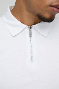 Camiseta polo informal de verano para hombre, 100% algodón, corte holgado, tela jersey antiarrugas, logotipo impreso personalizado, camiseta polo estilo hip hop - Product Image 5