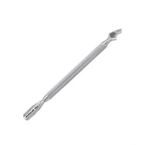 Pousse-cuticules professionnel en acier inoxydable argenté pour manucure et pédicure, longueur 137 mm, diamètre 7 mm, pour peaux mortes des doigts - Product Image 5