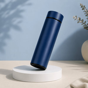 Ensemble cadeau personnalisé pour employés : Bouteille isotherme et parapluie gravés au laser, impression UV pour cadeaux d'entreprise, vente en gros, faible MOQ - Product Image 1