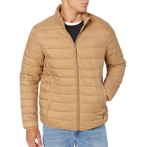 Custom Men's <b>Winter</b> Puffer <b>Jacket</b> High Street Style Hooded Heating Down Coat with Front Logo Canvas Zipper Closure - Product Image 4
