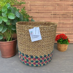 Eco-friendly water hyacinth baskets and <b>crates</b> perfect for storing vegetables fruits and bread or even used as stylish plan - Product Image 2