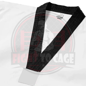 Uniforme de Karate y Freestyle Blanco con Negro, Duradero, de la Más Alta Calidad, Uniforme de Kickboxing Freestyle Más Vendido - Product Image 5