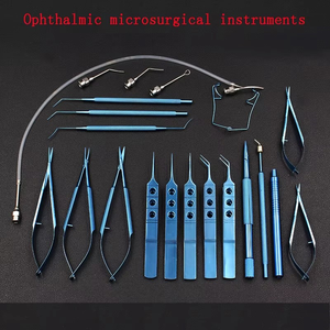 Kit de Pinzas Oftálmicas Microquirúrgicas de 21 Piezas, Instrumentos de Precisión para Cirugía Ocular y Estética - Product Image 2
