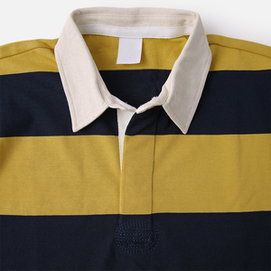 Top Quality Adult's Rugby Shirts Breathable Quick Dry Team Wear Men's Striped Rugby Jersey OEM ODM Men's Rugby Polo Shirts - Product Image 5