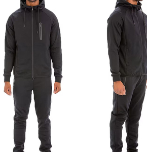 Conjunto Deportivo de 2 Piezas para Entrenamiento de Invierno, Personalizado por Inland Industries, en Algodón, Cortavientos, Transpirable, con Cordón Ajustable y Cierre - Product Image 3