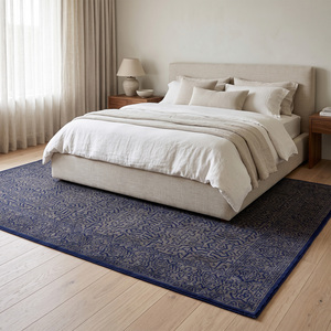DECORDEC Wool Non-Slip Eco-Friendly Hand Tufted Modern <b>Rug</b> Intricate Geometric Floral Pattern Medium <b>Pile</b> <b>Thick</b> Backing for - Product Image 3