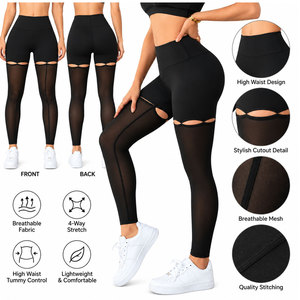 Custom Private Label Plus Size Solid Spandex/Nylon Shapewear <b>Leggings</b> Built in Butt Lifter High Waisted <b>Slimming</b> Body Girdle - Product Image 6