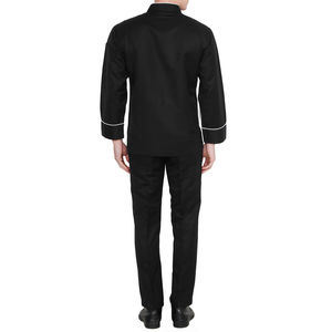 Uniforme de chef en toile de qualité supérieure pour l'exportation, confectionné au Pakistan avec couleur/logo personnalisés, pour usage en restaurant, service OEM - Product Image 2