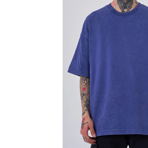 T-shirt délavé à l'acide pour homme, nouvelle collection, tailles adultes, respirant, vente en gros, sur mesure, offre spéciale - Product Image 6