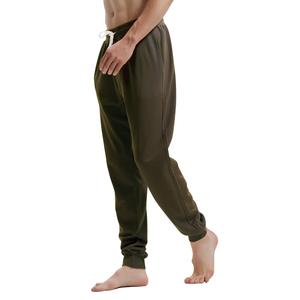 Pantalon Homme en Coton Polaire Léger et Décontracté avec Cordon de Serrage et Taille Élastique, Coupe Ample, Couleur Unie – Vente en Gros - Product Image 2