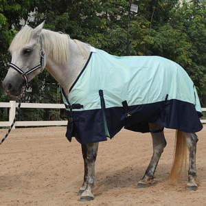 Fabricant OEM, prix compétitif, couvertures pour chevaux en polyester de haute qualité, résistantes, imperméables, respirantes, pour la course, utilisables en hiver. - Product Image 6