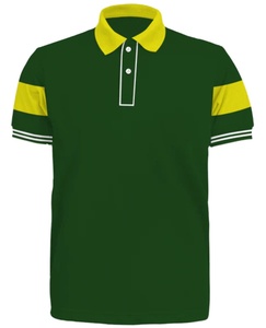 High Quality Cotton Polyester Spandex Tri-blend Regular Fit Smart Casual Striped Short Sleeve Button-up Golf <b>Polo</b> Shirts For <b>Men</b> - Product Image 1