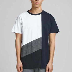 T-shirt décontracté en coton biologique pour homme, style streetwear, vente en gros, faible MOQ, respirant et durable, idéal pour la gym - Product Image 2
