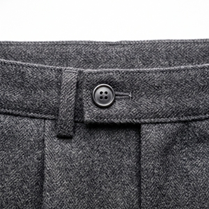 Women's Winter Polyester Woolen Fabric Solid Modern Stretch Tailored Smart Casual Warm <b>Pants</b> OEM ODM Wholesale Private Label Low - Product Image 6