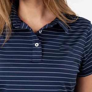 Polo de golf de manga corta para mujer, en grandes cantidades, corte regular, polo deportivo sublimado para mujer, transpirable - Product Image 6