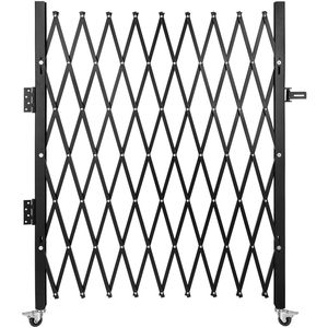 Puerta de Seguridad Plegable de Acero, Tipo Acordeón, 74'' de Ancho x 51.57'' de Alto, Puerta de Seguridad Flexible y Extensible - Product Image 1
