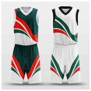 Ensemble d'uniformes de basketball personnalisés par sublimation, OEM, respirant, à séchage rapide, maillot d'équipe en mesh avec impression de logo - Product Image 4