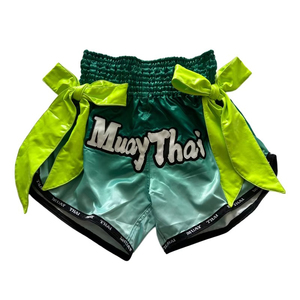 Shorts de Muay Thai Personalizados al por Mayor, Shorts de Boxeo Tailandés con Logotipo Personalizado, Tela de Satén de Alta Calidad para MMA y Kickboxing - Product Image 4