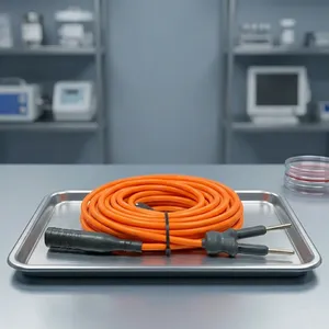 Cable Bipolar Laparoscópico Naranja 4mmx300cm, Instrumental Quirúrgico Manual Reutilizable de Alta Calidad - Product Image 4