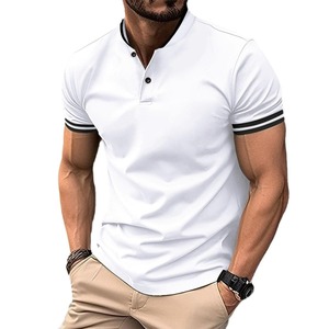 Camisetas Polo Personalizadas con Logotipo 100% Algodón para Hombre, Manga Corta, Secado Rápido, Camisetas Deportivas de Golf para Exteriores con Bolsillo - Product Image 1