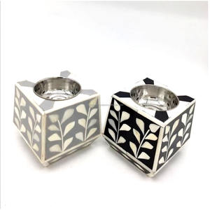 Brûleur à Bakhoor en résine avec incrustation de nacre royale, porte-encens de luxe pour Oud arabe, décoration du Ramadan et cadeaux de l'Aïd - Product Image 4