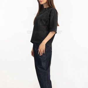 Vêtements d'été élégants pour tous les jours, t-shirts oversize pour femmes, coupe ample, tendance, streetwear décontracté, doux et confortable - Product Image 5