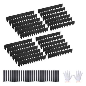 24-Pack 40 X 6 Inch Galvanized Steel Landscape Edging with 26 Mounting <b>Clips</b> Heavy Duty Metal Garden Edger 2022 Model - Product Image 1