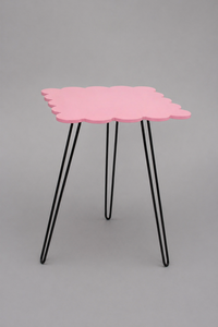Yellow Flower Shape Side <b>Table</b> Plant Stand Home Decor <b>Table</b> Metal <b>Leg</b> <b>Coffee</b> <b>Table</b> Living Room Bedroom Furniture Plant Stand - Product Image 6