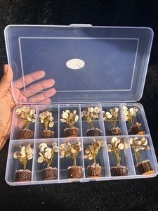 ขายส่งหินอาเกตคุณภาพสูง โกมติ จักระ หินมงคล ขนาดเล็ก 12 ชิ้น บรรจุกล่อง ใช้ตกแต่งบ้าน ตกแต่งคริสต์มาส จากกูร์การัต - Product Image 1