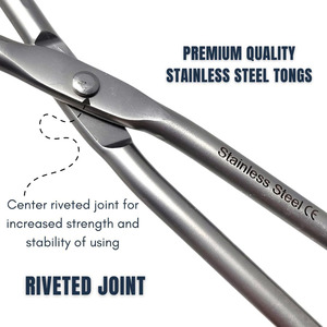 Pince de laboratoire FENTEX en acier inoxydable à joint riveté, OEM, résistante à la chaleur, réglable, résistante à la corrosion, caractéristiques améliorées - Product Image 4